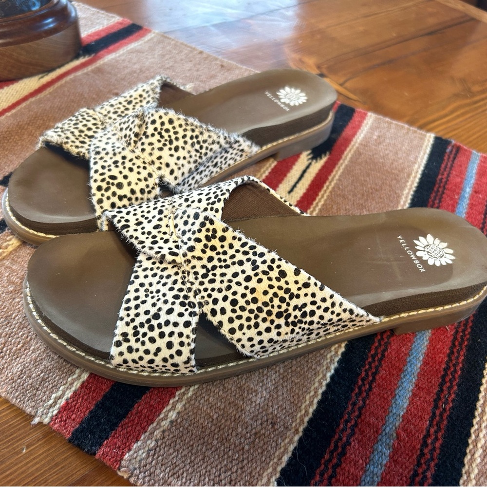 Women's Black and White Sandals